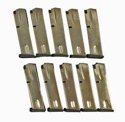 Beretta M9/92FS 9mm Magazines Lot of 10 (MGX)