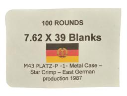 East German 7.62 X 39 Blanks  (MAT)