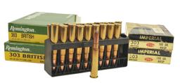 Four 20-Round Boxes of British .303 Ammunition (NBW)