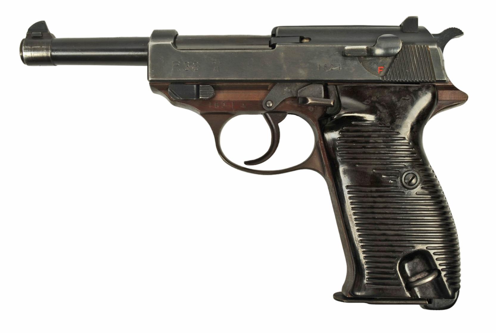 German AC41 Code Walther P38 9MM Semi-auto Pistol & Capture Papers FFL Required 162i (J1E1)