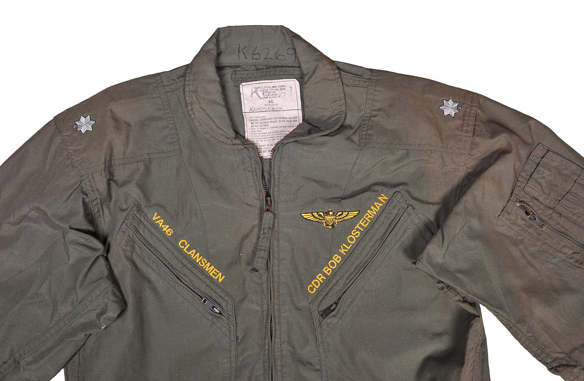 Notorious US Navy Captain Robert C. Klosterman's HELLRAZOR Flight Suit(KDW)