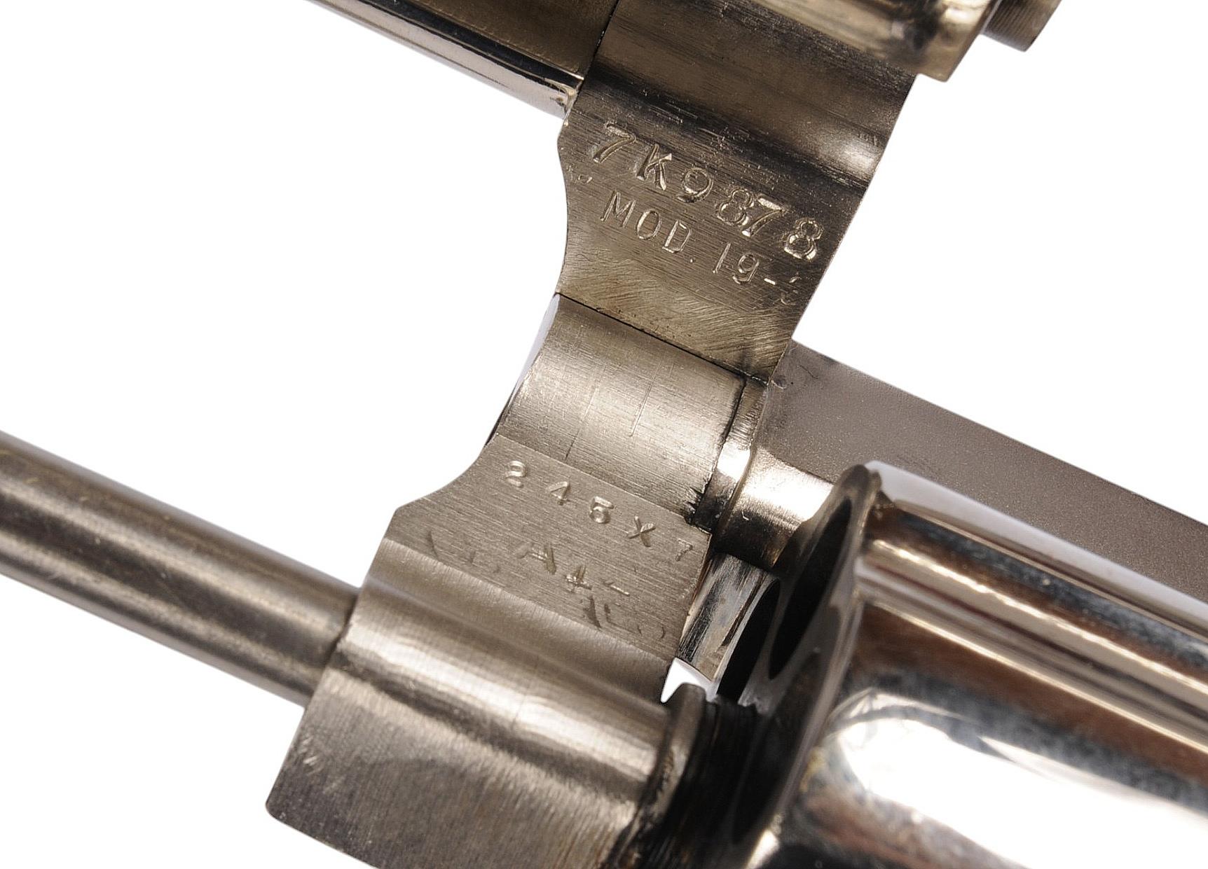 Smith & Wesson Model 19-3 Nickel Double action 357 Magnum Revolver FFL Req:7K9878 (WHS1)
