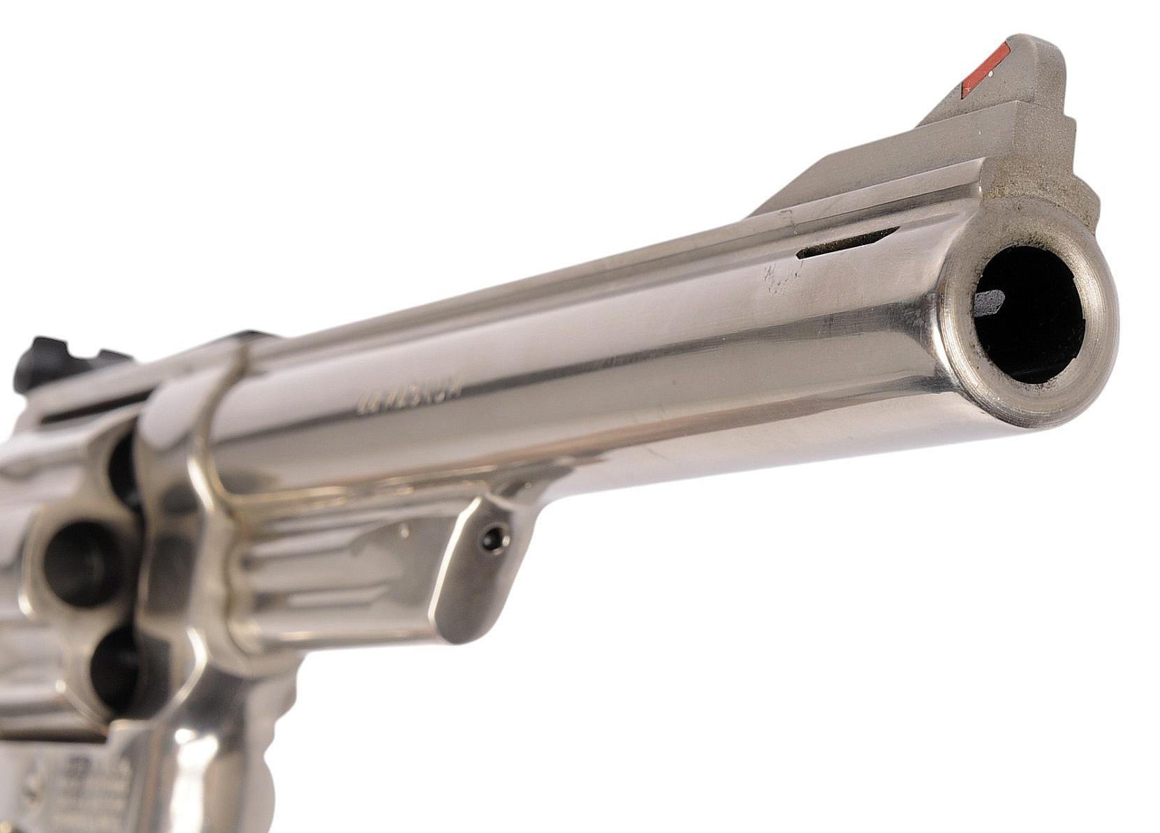 Smith & Wesson Model 29-2 44. Magnum Double-Action Factory Nickel Revolver FFL Req:N126074 (W2R1)