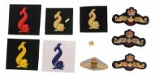 10 Canadian Naval Bullion & Metal Submarine Dolphin Patches (A)