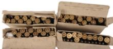 A group of Four Boxes of Surplus .303 British Ammo, a total of 80 rounds between the four boxes.