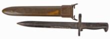 US Military WWII era UFH M1 Garand Rifle Bayonet (G4M)