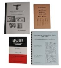 Group Lot of four Military Weapon Proof Markings Reference Books (A)