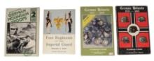 Group Lot of four Militaria Reference Educational Books on German Helmets and Militaria (A)