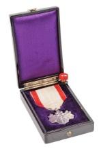 WWII Japanese Cased Order of the Rising Sun Medal (A)