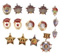 15 Soviet Award Badges (A)