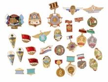 25+ Group Lot of Soviet Military Awards & Ceremonial Pins (A)