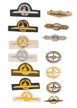Group Lot of *German Bundesmarine Bullion, Cloth, Metal U-Boot (Submarine) Ingignia & Badges (A)