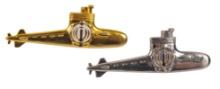 Two Rare Islamic Republic of Iran Submarine Badges (A)