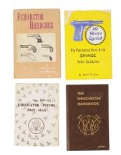 Group Lot of 4 Militaria and Surplus Weapon Educational Books(A)
