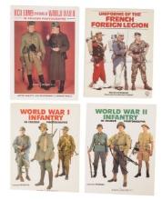 Group Lot of 4 Militaria and Surplus Weapon Educational Books  (A)