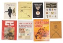 Group Lot of 8 Militaria and Surplus Weapon Educational Books (A)