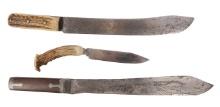 19th Century Hunting Knife Lot of 3 (CPD)