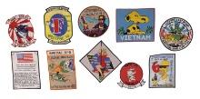 Lot of 10 Assorted US Navy/Military Novelty Unit Patches  (A)