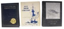 Group Lot of 3 US Navy Cruise Books(BCW)