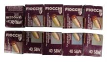 Fiocchi 40 S&W Lot of 10 Boxes 500 Rounds  (RT)