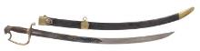 Rare Model 1805 American Eagle Head Officers Saber (FTA)