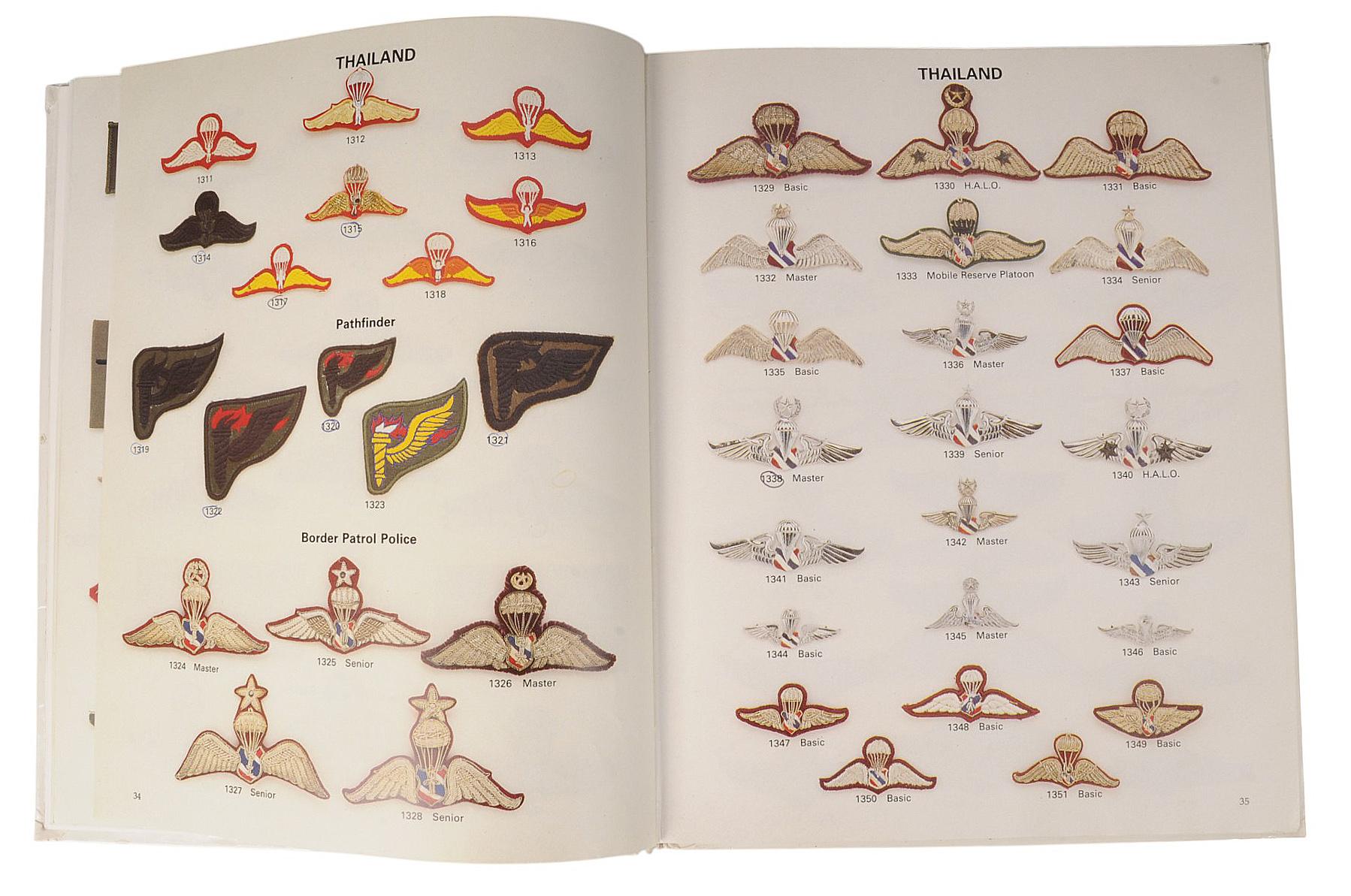 Group Lot of Three Out of Print Militaria Airborne Insignia Reference Books (A)