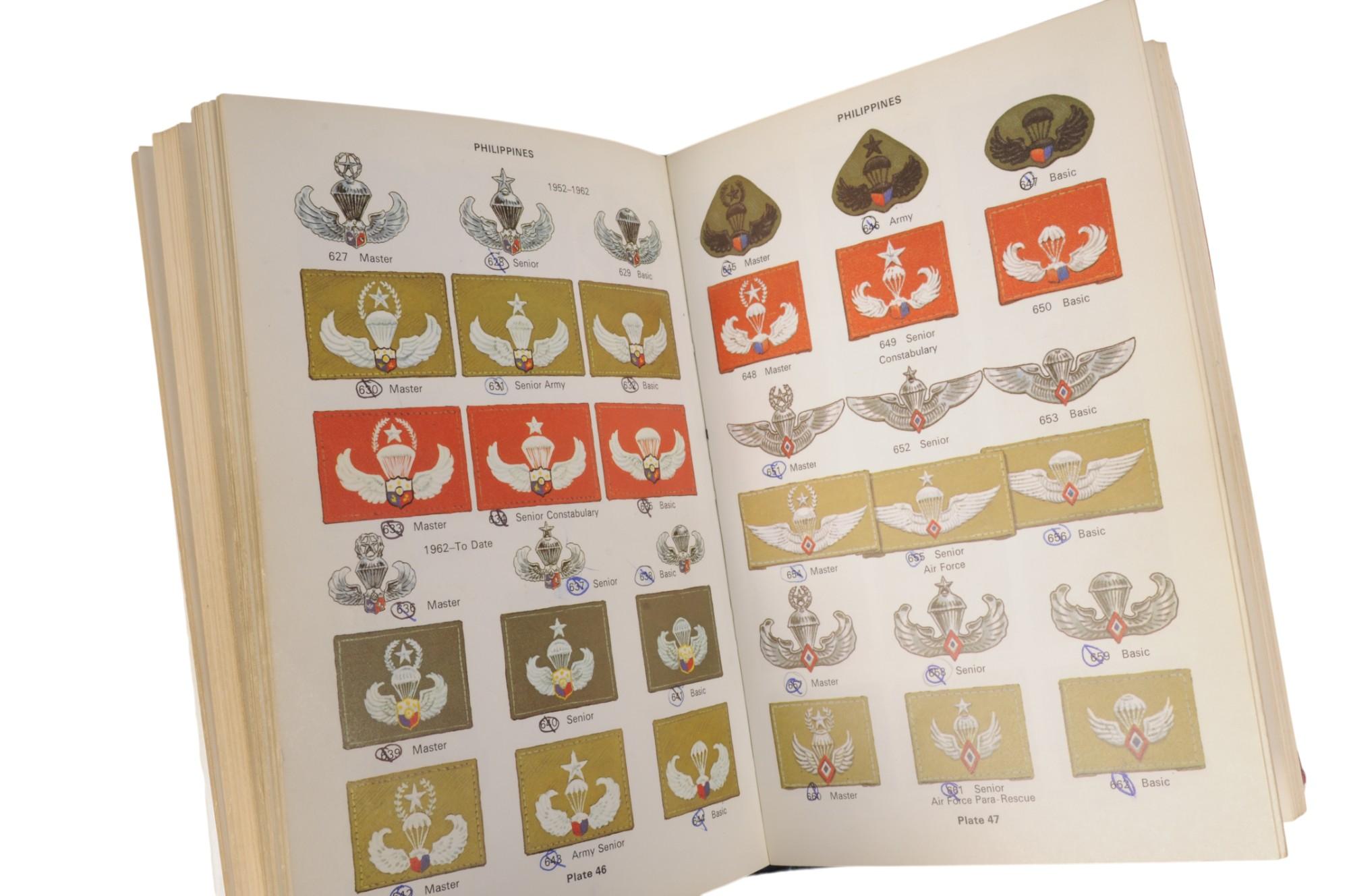 Group Lot of Three Out of Print Militaria Airborne Insignia Reference Books (A)