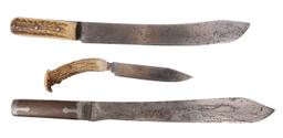 19th Century Hunting Knife Lot of 3 (CPD)