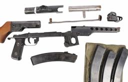 Cold War Era Polish PPS-43/52 7.62x25 Parts Kit & Magazines (CWA1)