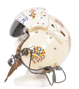 US Military Issue "Cookie Monster" Personalized Helicopter Flight Helmet (JAS)