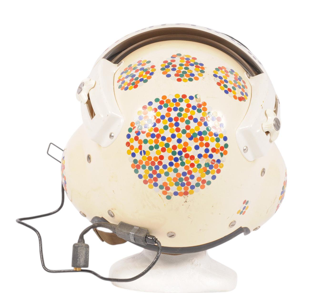 US Military Issue "Cookie Monster" Personalized Helicopter Flight Helmet (JAS)