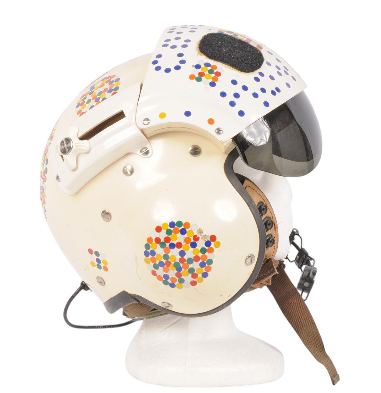US Military Issue "Cookie Monster" Personalized Helicopter Flight Helmet (JAS)
