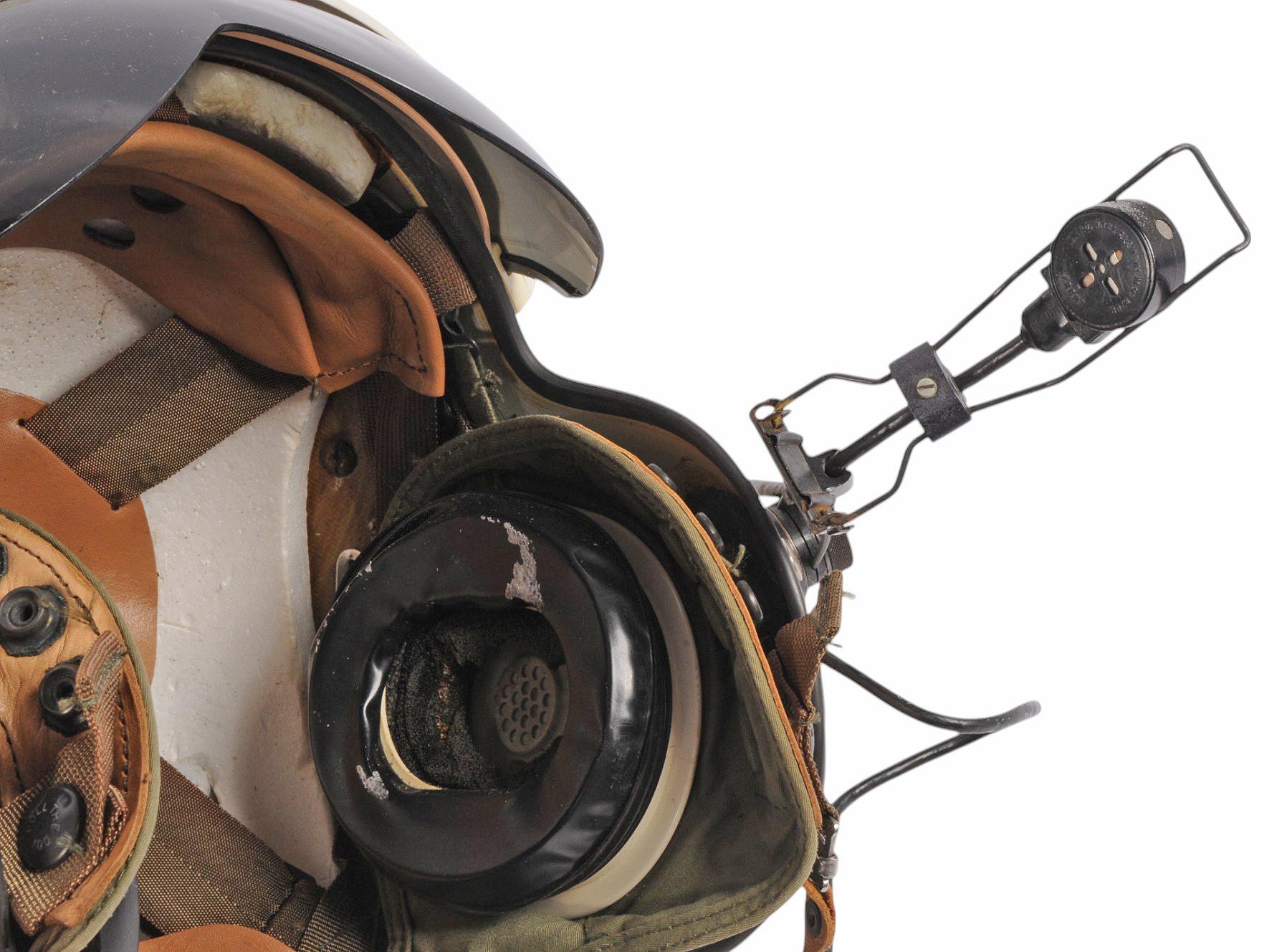 US Military Issue "Cookie Monster" Personalized Helicopter Flight Helmet (JAS)