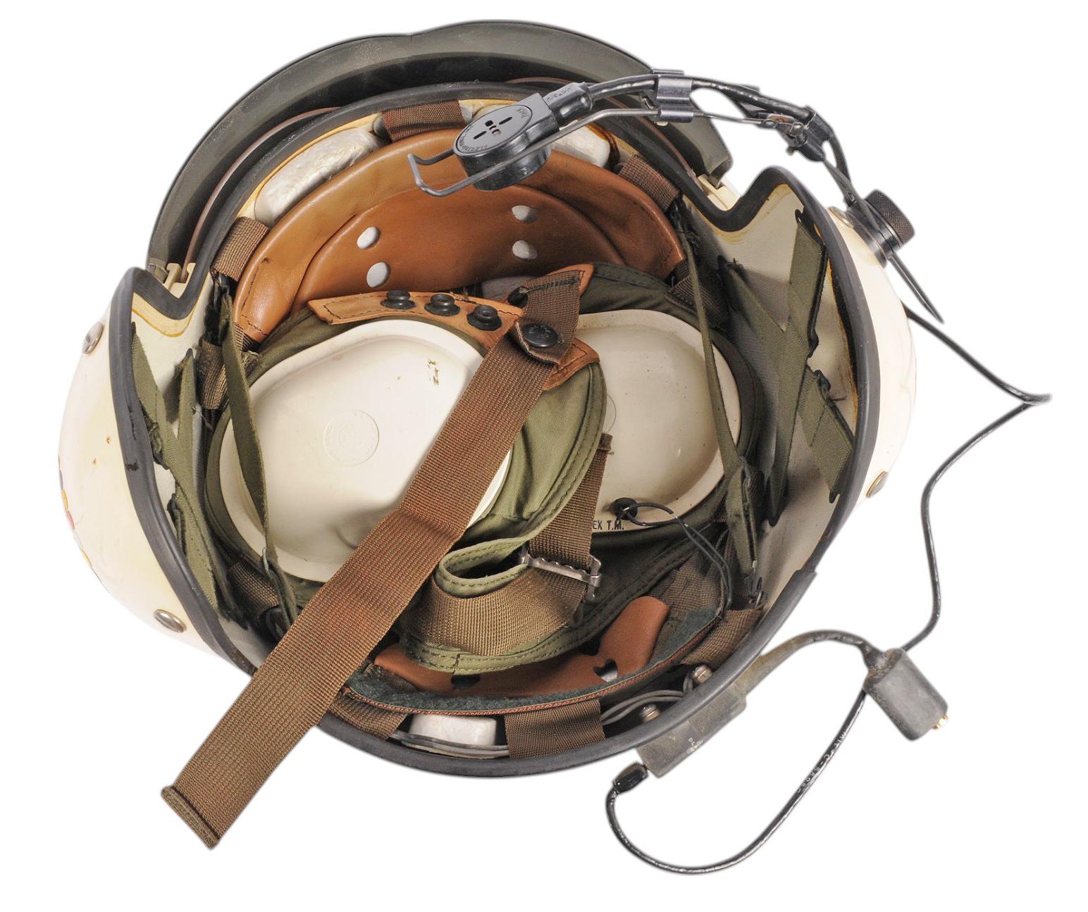 US Military Issue "Cookie Monster" Personalized Helicopter Flight Helmet (JAS)