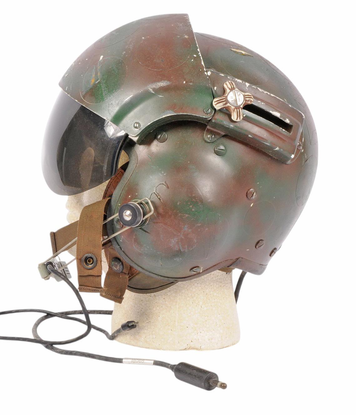 US Military Cold War Era Gentex Flight Helmet with Visor (JAS)