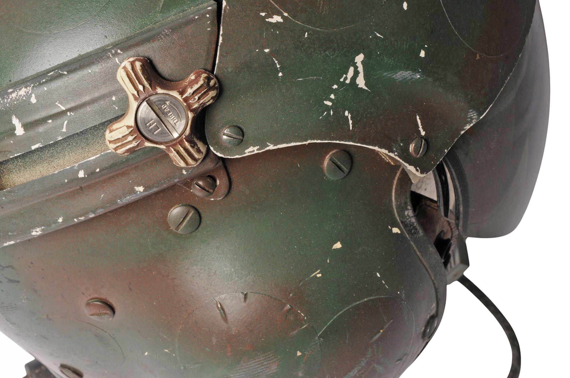 US Military Cold War Era Gentex Flight Helmet with Visor (JAS)