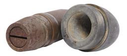 US Navy WWII 40mm and Above Projectile Lot of 2 (D3J)