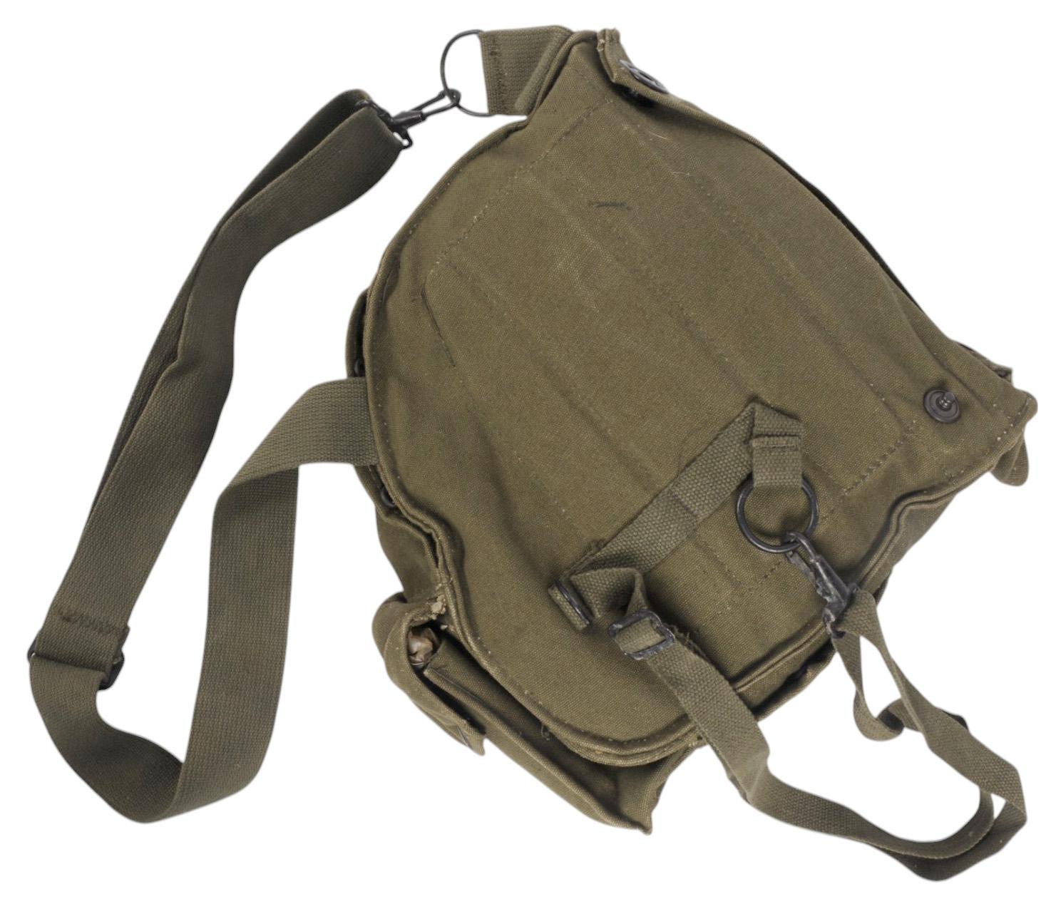 Vietnam War Issued M17A1 Gas Mask Set with Bag Lot of 2 Sets  (JAS)