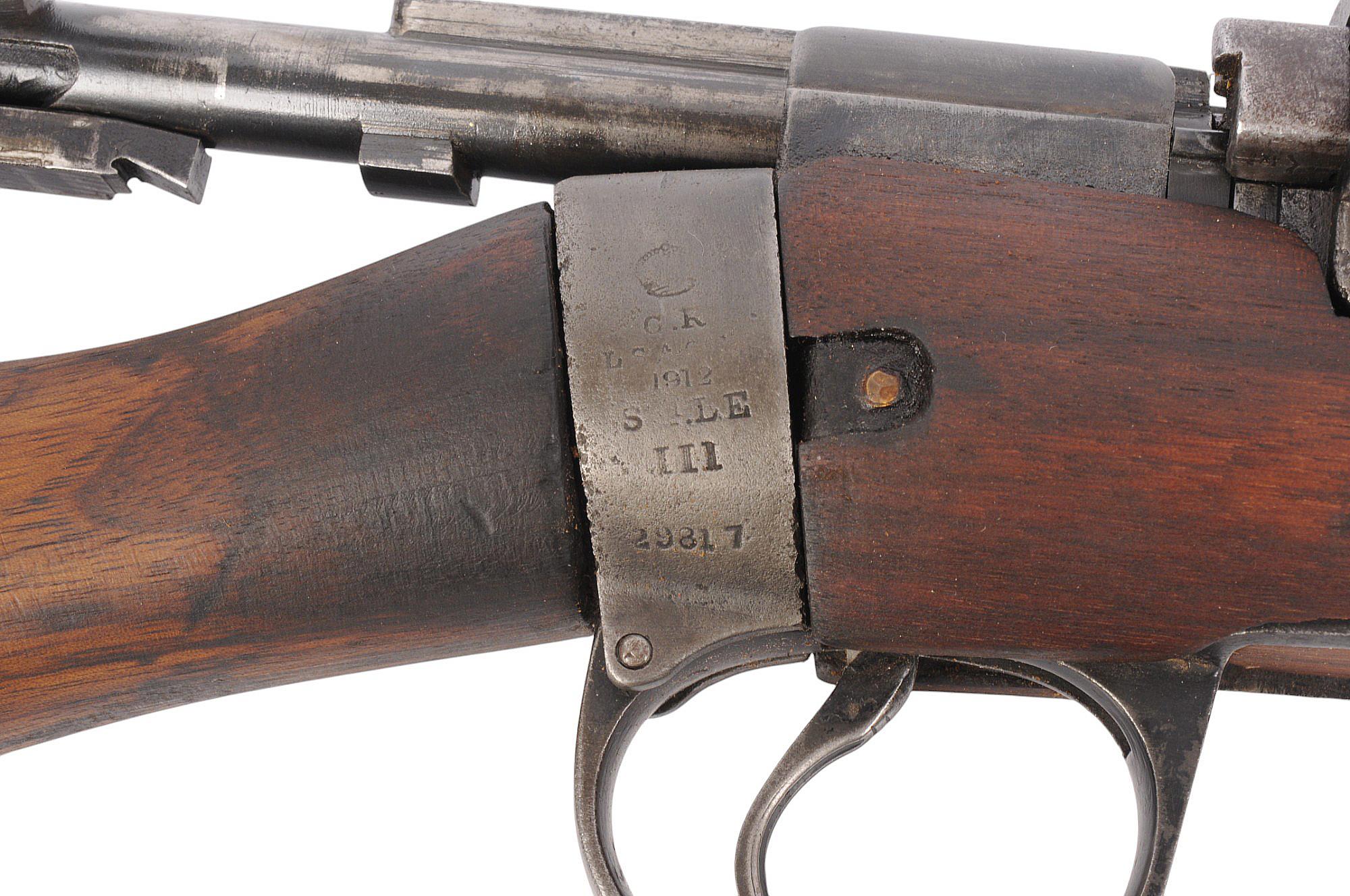Indian Ishapore Enfield No.3 Mk1 Single Shot Bolt-Action 410. Ga. Shotgun FFL Req:#L37978 (S4C1)