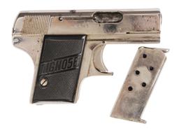 Lignose Berlin 25 ACP. Semi-Auto Pocket Pistol FFL Req:36438 (A1)