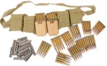 US military USGI 30-06 Bandolier / Stripper Clip Ammo Lot of 110 Rd. (S4C)