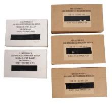 US Military USGI 300 Win. Mag. 20 Rd. Box Lot of 5 (APL)
