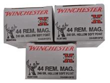 Winchester X 44 Mag 50 Rd. Box Lot of 3 (RJP)