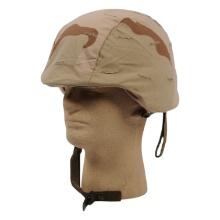 US Military USGI PASGT Kevlar Helmet with Desert Three Pattern Camo Cover (JAS)