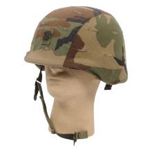 US Military USGI PASGT Kevlar Helmet with M81 Woodland Camo Cover (JAS)