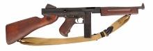 World War II Thompson M1A1 Dummy Gun With Original Parts Kit, Solid Receiver (CWA)
