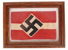 *German WWII Hitler Youth Armband Framed (C3T)