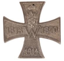 Imperial German WWI Iron Cross Table Medallion(C3T)
