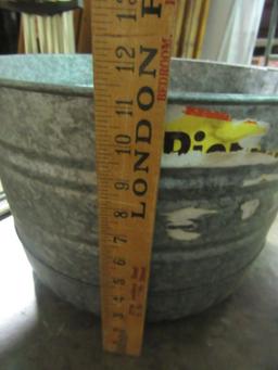 GALVANIZED TUB