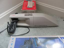 KIRBY 12-VOLT HAND SWEEPER. GARMENT STEAMER. CLOTHES SHAVER PLUS WITH BOX
